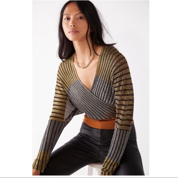 Free People Pluto Faux Wrap Top Size XS - Picture 2 of 12